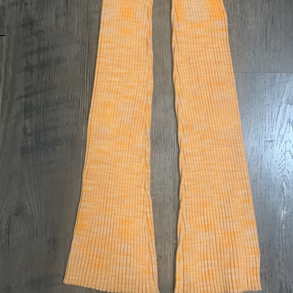 L SPACE ribbed lounge pant orange size XS NWT - Picture 5 of 8